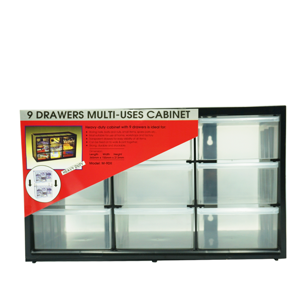 9 DRAWER PVC CABINET ์no.M-9D